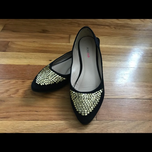 JustFab Sequin Flats - Picture 3 of 3